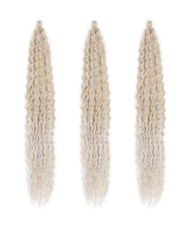 Buy DSoar 30 Deep Twist Crochet Hair - 3 Packs Ocean Wave Curly Bohemian Braids | Synthetic Hair Extensions for Women & Girls - 30inch 18/56c# - Buy Online on SooperMarket.com