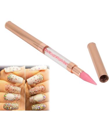 Wax Tip Dotting Pen Manicure Dotting Pen Wax Tip for Different Sizes Types Rhinestone(pink) - Buy Online on SooperMarket.com