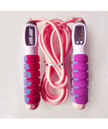 Adjustable Workout Jump Rope with Counting & Calorie Counter - Tangle-Free Speed Jumping Rope for Fitness, Gym - 9.85ft for Men, Women, Kids - Buy Online on SooperMarket.com