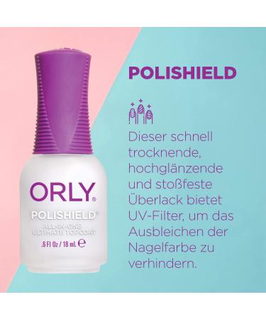Orly Polishield 3-In-1 Nail Coat 0.6 oz - Ultimate Protection - Buy Online on SooperMarket.com