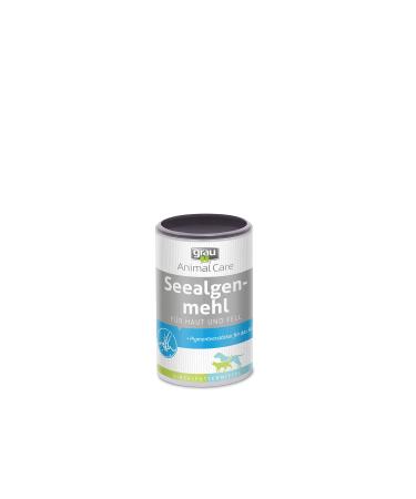 Gray - the original - 100 % pure sea algae flour for fur pigmentation for dense & shiny fur 1 Pack (1 x 200 g) individual feed for dogs & cats