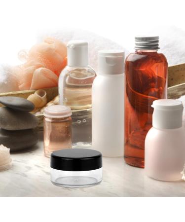 10 PCS Sample Pots for Cosmetics 10Gram/10ml Jars Cosmetic Containers Mini Jars With Lids Empty Small Makeup Jars Plastic BPA Free for Various Cosmetic Products Samples and Nail Powder(Black) - Buy Online on SooperMarket.com