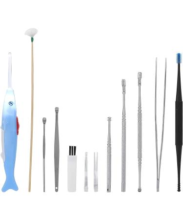Stainless Steel LED Ear Wax Remover Kit for Adults & Kids | Reusable Ear Cleaners with Soft Tips - Buy Online on SooperMarket.com