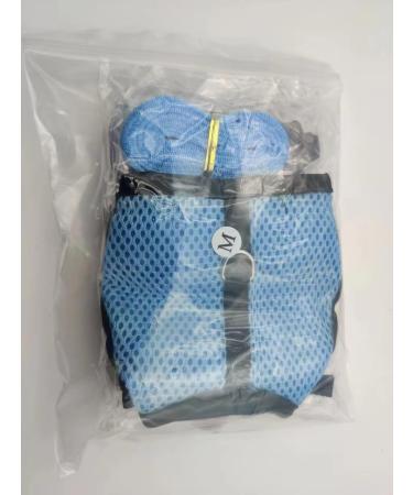 Adjustable Soft Rabbit Dishes & Mesh Harness - Outdoor Care for Small Pets (M Blue Pink) - Buy Online on SooperMarket.com