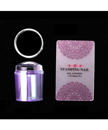 Nail Art Stickers for Women | 1 Set Nail Stamp Tool & Silicone Template for Home Use | Perfect Party Decor - Buy Online on SooperMarket.com