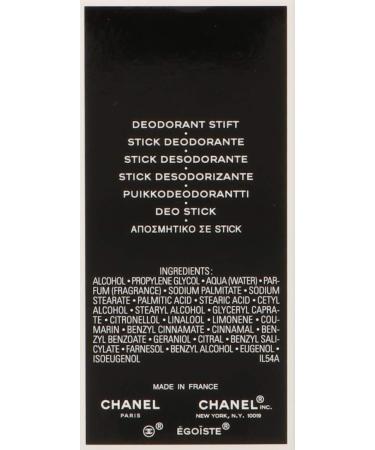 Egoiste Platinum Deodorant Stick - Long-Lasting Fragrance 75ml/2oz - International Shipping Available - Buy Online on SooperMarket.com