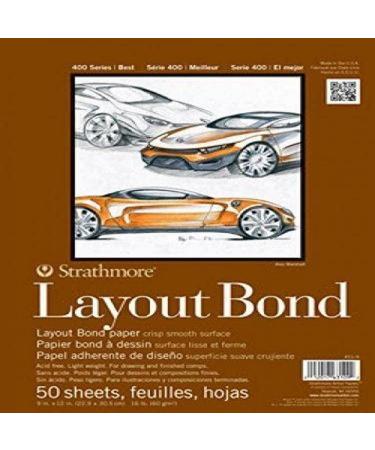 Strathmore (411-19 400 Series Layout Bond Pad  19x24  50 Sheets 19x24