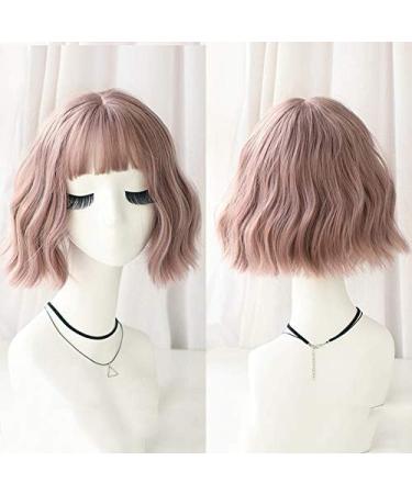 Buy BGHJUE Short Wavy Bob Lace Front Human Hair Wig - 9 Inch Dark Brown Honeypudding Color - International Shipping Available - Buy Online on SooperMarket.com