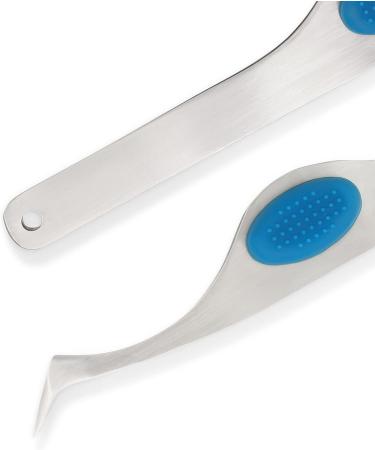 Dritz 818 Soft Grip Tweezers - 4 Silver | Precision Crafted Tool - Buy Online on SooperMarket.com