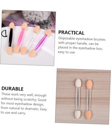 Beavorty 50pcs Two-color Eyeshadow Brush Girls' Accessories Blending for Makeup Eye Makeup Tools Mix - Buy Online on SooperMarket.com