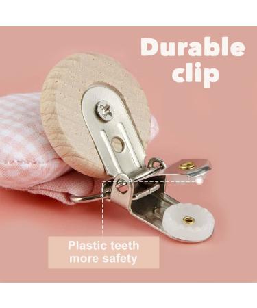 Smarbore 4 Pack Pacifier Clips - Universal Binky Holder Leash for Boys and Girls - Multicolored - Keep Pacifiers & Teethers in Place - Buy Online on SooperMarket.com