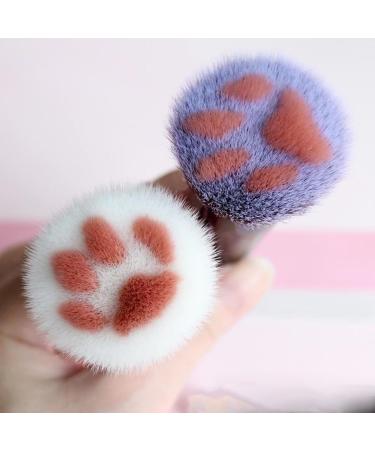 Buy 1PC Cat Paw Makeup Brush - Professional Pink Cosmetic Tool for Powder & Blush | International Shipping Available - Buy Online on SooperMarket.com