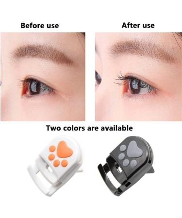 kawehiop Handheld Portable Eyelash Curlers Cute Quick Eye Lash Curling Clips Professional Cosmetics Tool Travel Accessories Black - Buy Online on SooperMarket.com