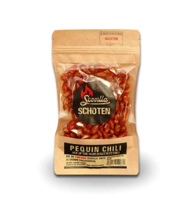 Buy Scovillas Pequin Chili Peppers - Dried 30g | Premium Spicy Flavor for International Shipping - Buy Online on SooperMarket.com