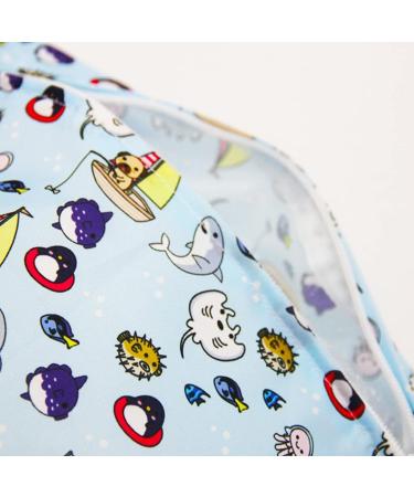 Egurs Waterproof Wetbag - Reusable Diaper & Nappy Bag with Dinosaur Design | International Shipping Available - Buy Online on SooperMarket.com