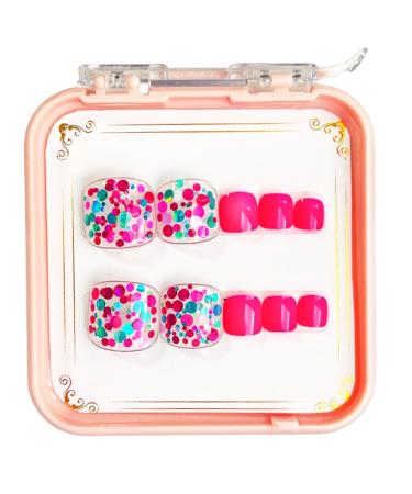 Ruarby Acrylic Press on Nails Rhinestones Fake Nails Straight Tapered Square Glues on Nails False Nails Stick on Nails Women