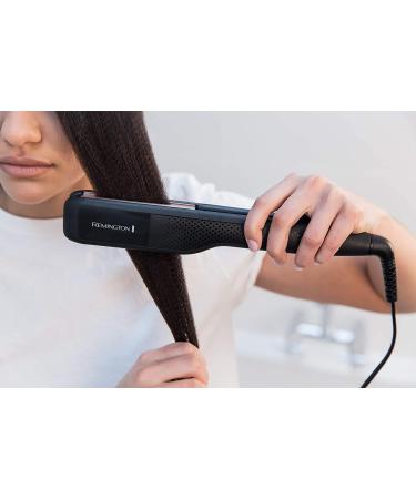 Buy Remington S3580 Crepe Iron for Zigzag Waves & Volume - 37mm Antistatic Ceramic Coating 150-220 C Perfect for Fine & Thick Hair - Buy Online on SooperMarket.com