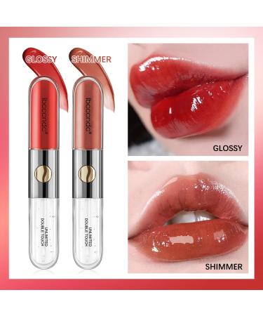 Shop Double-Ended Lip Oil & Matte Lip Gloss | Waterproof Lipstick Sealer - Hydrating Lip Glow & Plumper | International Shipping - Buy Online on SooperMarket.com