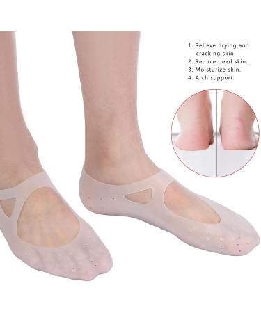 Moisture Socks for Ultimate Foot Care - 2 Pack Gel Socks Repair Rough Skin & Prevent Cracks - Buy Online on SooperMarket.com