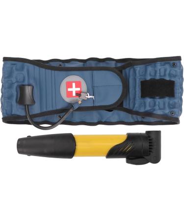 Inflatable Decompression Belt for Back Pain Relief | Professional Lumbar Support - Blue - Buy Online on SooperMarket.com