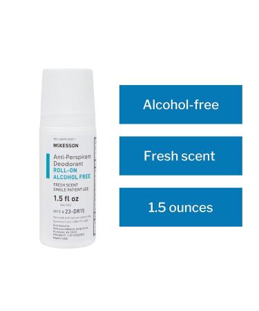 McKesson Alcohol-Free Deodorant Roll-On, Fresh Scent - 1.5 fl oz (1 Count) - Buy Online on SooperMarket.com