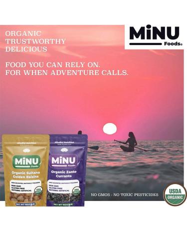 MiNU Organic Dry Roasted Unsalted Peanuts 16 oz - Keto Paleo Snack | MiNU Mindful Nutrition Superfood Protein Vegan NonGMO Gluten Free Valencia Peanuts - Buy Online on SooperMarket.com