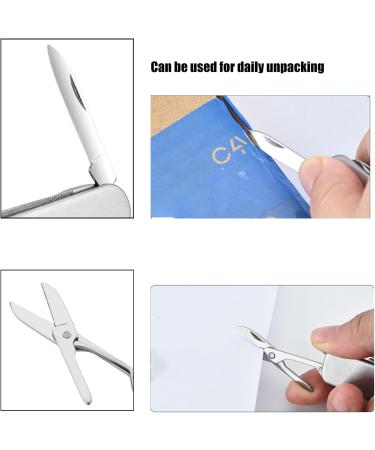 5in1 Multi Tool Nail Clippers Ultra Slim Foldable Multifunctional Pocket Nail Cutter With Nail File Nose Hair Scissors Screwdriver Key Chain Portable Mini Multi Nail Clippers for Travel Hiking Camping - Buy Online on SooperMarket.com