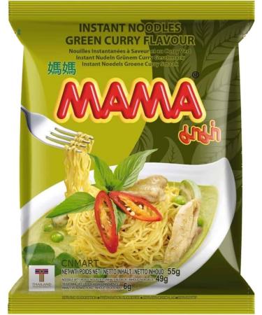 Mama Green Curry Flavour Oriental Style Instant Noodles 55g (Pack of 30) by CNMART - Buy Online on SooperMarket.com