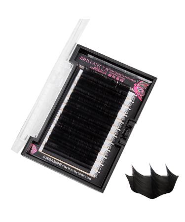 Scala 5D Thickness 0.05mm J Curl Russia Volume Korea Silk Mink Eyelash Extension Handmade Natural Long False (10mm J Curl) 10mm J Curl