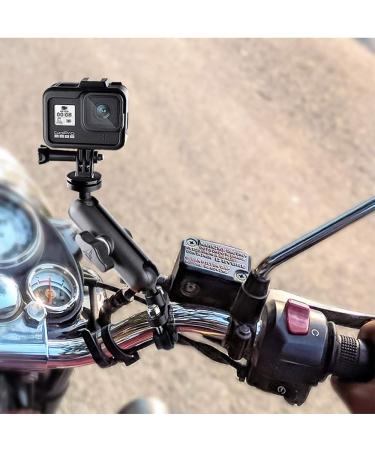 RUIGPRO 360 Motorcycle Bike Camera Holder Handlebar Mount for GoPro Action Cameras - Buy Online on SooperMarket.com