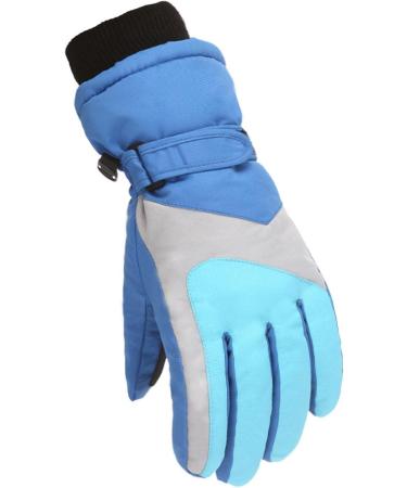 Pimelu Kids Waterproof Snow Gloves - Blue_0 Small | Ideal for Skiing, Cycling & Winter Activities - Buy Online on SooperMarket.com