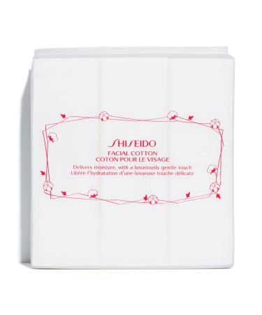 Shiseido 100% Natural Facial Cotton for Skincare, 1 Pack of 165 Sheets
