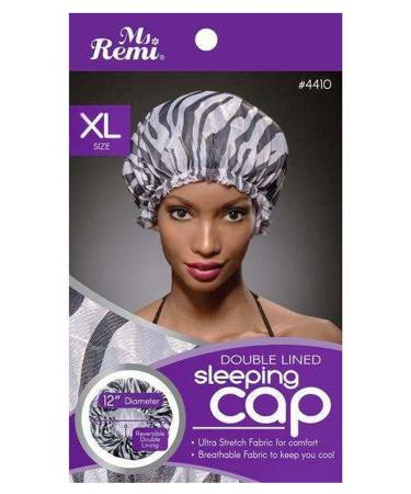 Annie Sleep Cap  Zebra Pattern