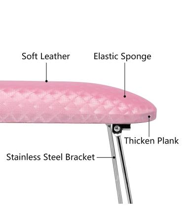AORAEM Nail Arm Rest - Microfiber Leather Manicure Hand Pillow (Pink) - Buy Online on SooperMarket.com