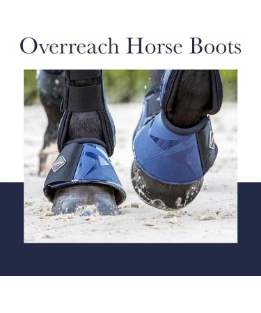 LeMieux Black Fleece Rubber Bell Overreach Horse Boots - Protective Gear and Training Equipment - Equine Boots Wraps & Accessories Medium Black Fleece Rubber Bell - Buy Online on SooperMarket.com
