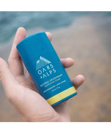 Oars + Alps Aluminum Free Deodorant for Men and Women Dermatologist Tested and Made with Clean Ingredients Vegan California Coast 2 Pack 2.6 Oz Each 2ct - California Coast 5.2 Ounce (Pack of 1) - Buy Online on SooperMarket.com