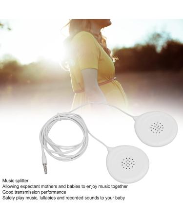 Prenatal Belly Speaker Music Splitter for Baby Bump Headphones - Safely Play Music & Voices to Your Baby in The Womb - Buy Online on SooperMarket.com