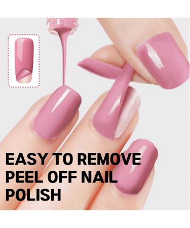 Trendyfave Pink Nail Polish Long Lasting Nail Varnish Pastel Quick Dry Nail Polish Nail Polish Non-Toxic Water Based Formula Nail Polish for DIY Nail Art No Need Baking - Buy Online on SooperMarket.com