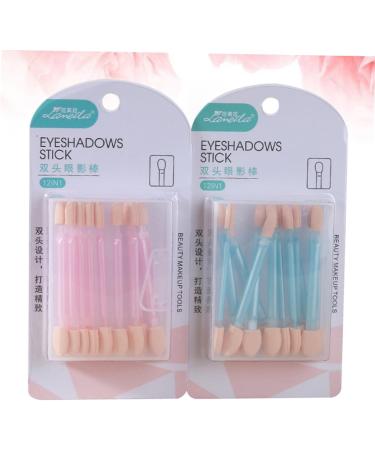 Baluue 48 Pcs Eyeshadow Brush Kit Foam Eyeshadow Eyeshadow Blending Brush Eyeshadow Paint Brush 15.5X7.8X3CMx2pcs As Shownx2pcs - Buy Online on SooperMarket.com