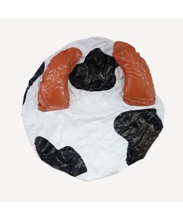Set of 2 Waterproof Cartoon Shower Cap for Kids - Cute 3D Animal Designs (Cows + Shark) - Perfect for Spa, Swimming, and Bath Time - Buy Online on SooperMarket.com