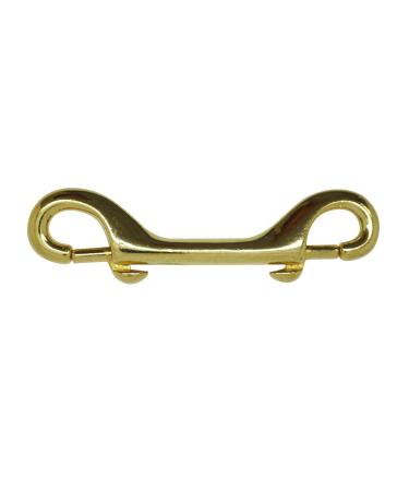 Scuba Choice 4.5" Brass Clip Double Ended Snap Bolt, 13.5mm Opening