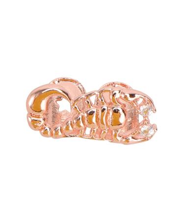Anneome 1pc Scorpion Single Braces Men Decor Hip Hop Clothes for Men Vampire Decor Single Grill Cap Golden 2X1cm
