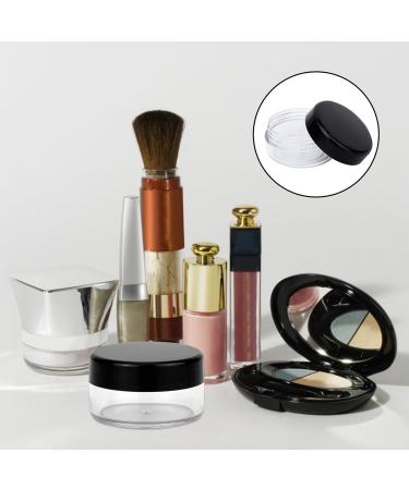 10 PCS Sample Pots for Cosmetics 10Gram/10ml Jars Cosmetic Containers Mini Jars With Lids Empty Small Makeup Jars Plastic BPA Free for Various Cosmetic Products Samples and Nail Powder(Black) - Buy Online on SooperMarket.com