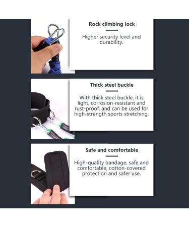 Buy Pilipane Ankle Resistant Bands with Cuffs | Premium Glutes & Legs Workout Equipment for Home Fitness - Ideal for Both Women & Men - Buy Online on SooperMarket.com