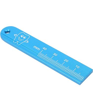 Lizealucky Dental Ruler - Endo Ruler for Accurate Measurements | Aluminum Alloy Oral Gauge | AutoClavable Endodontic Instrument in Blue - Buy Online on SooperMarket.com