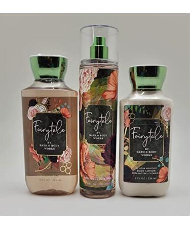 Bath & Body Works - Fairytale - 3 pc Bundle - Trio - Shower Gel  Fine Fragrance Mist and Body Lotion