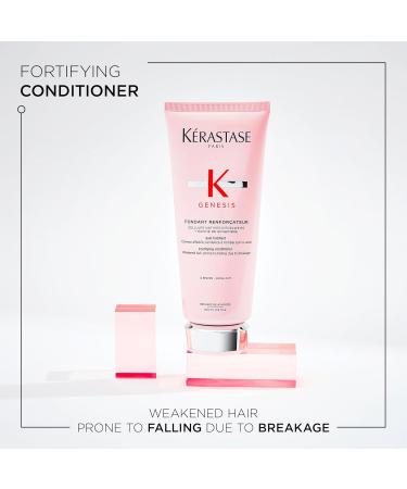 K rastase Genesis Shampoo and Conditioner Set For Thin Weak Hair Routine to Support Healthy Hair Thickening Fortifying Bain Hydra Fortifiant 250 ML and Fondant Renfor ateur 200 ML - Buy Online on SooperMarket.com