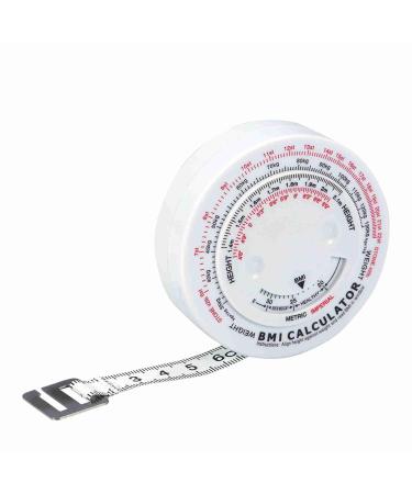 Haosie Tape Measure Body BMI Body Tape Measure 150 cm Retractable Body Fat Measuring Tool for Waist Circumference Body Mass Index Measurement with Bmi Calculator