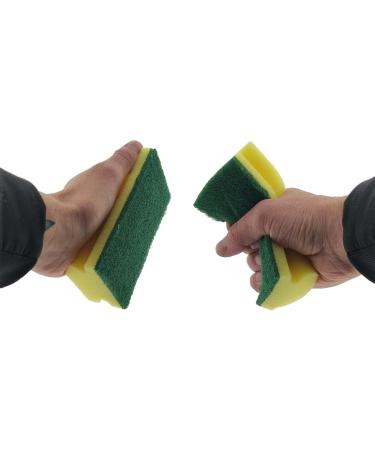 Buy XXL Yellow Scouring Pads - 130x70x45mm Kitchen Sponge Set (4 Pack) for International Shipping - Buy Online on SooperMarket.com