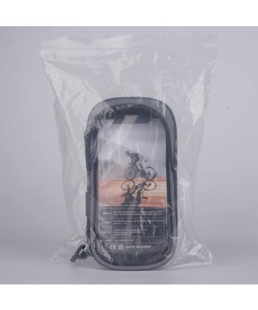 Waterproof 360 Rotatable Mobile Phone Holder for Bicycles - Gray Bracket with Rain Hood for 7 Smartphones & GPS - Buy Online on SooperMarket.com